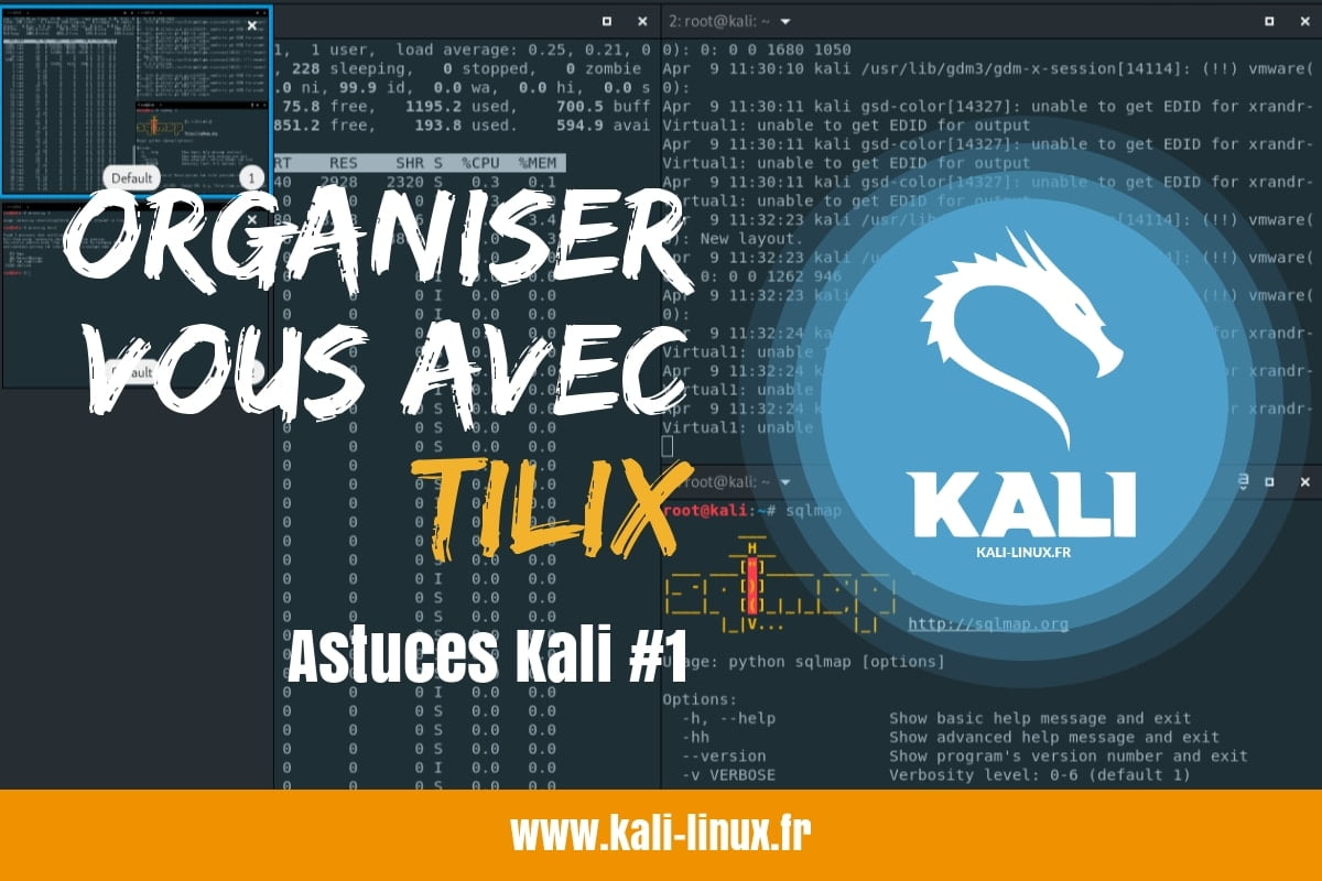Astuces Kali [01] Organiser votre terminal avec Tilix – Kali-linux.fr