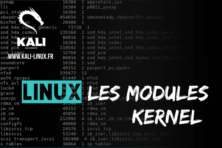 linux les modules kernel