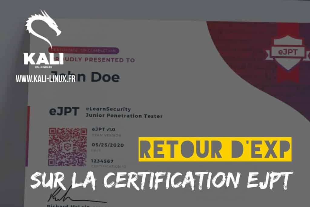 Comment préparer la certification ejpt